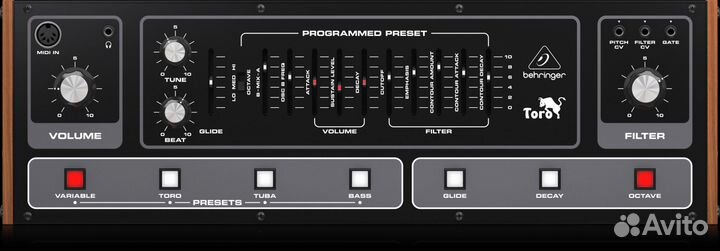 Behringer Toro новый в наличии