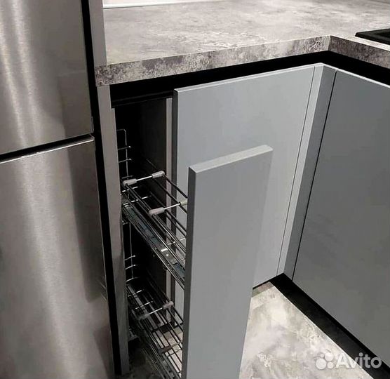 Угловая кухня с мдф фасадами