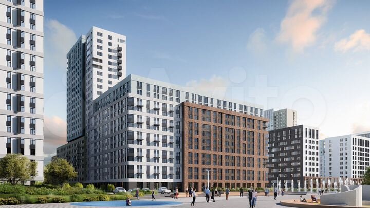 Квартира-студия, 27,5 м², 2/25 эт.