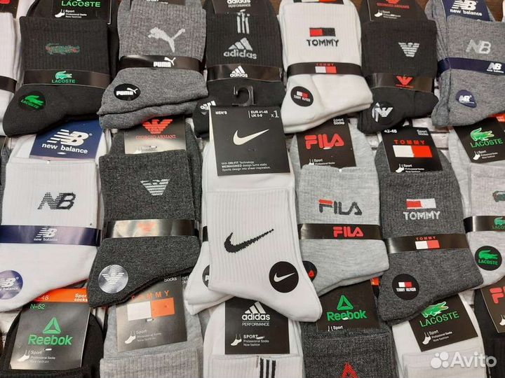 Носки Nike Adidas Puma Reebok