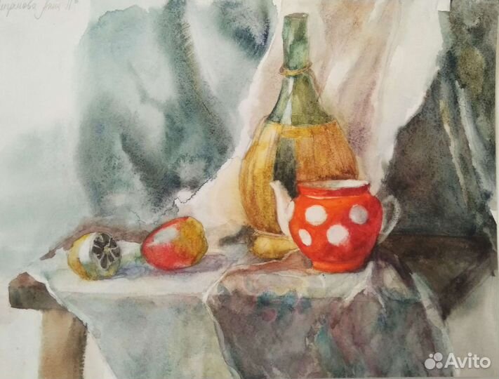 Картины натюрморты акварель 40х50