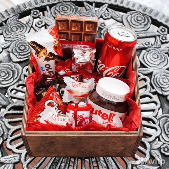 Деревянный декоративный ящик бокс