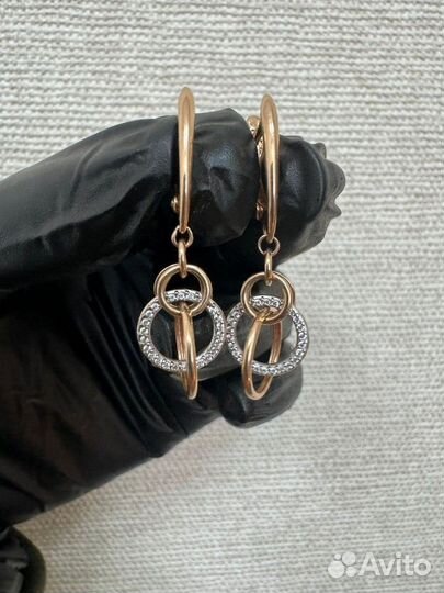 Золотые серьги