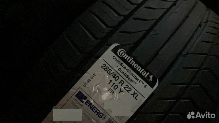 Continental ContiSportContact 5 285/40 R22 и 255/45 R22