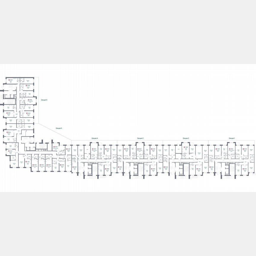 3-к. квартира, 87,8 м², 1/16 эт.