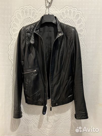 Куртка кожаная женская 42