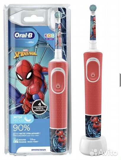 Электрическая зубная щетка oral b детская