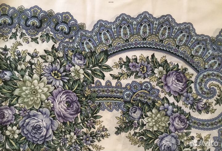 Павловопосадская платоч. мануфактура, платок виск