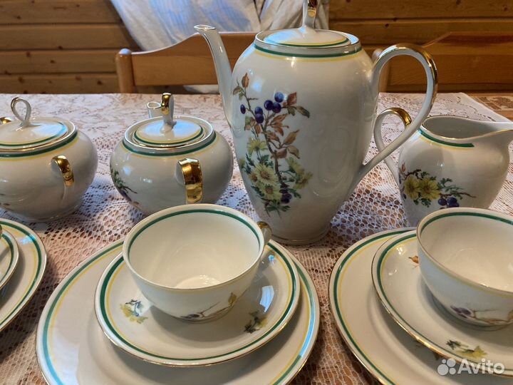 Чайный сервиз фарфор гдр