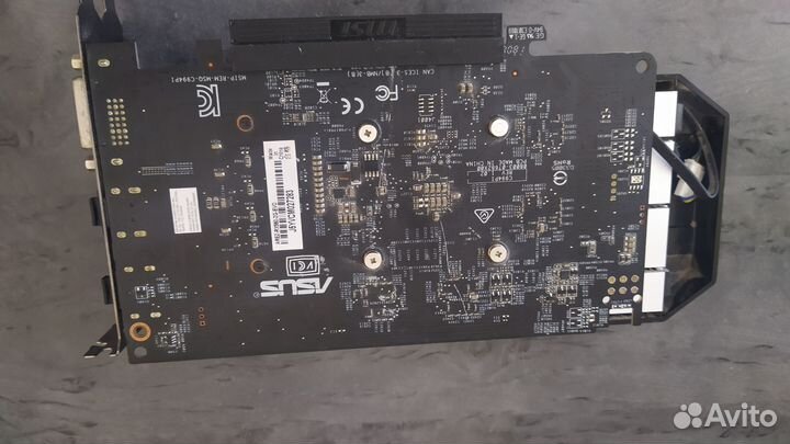 Видеокарта asus RX 560