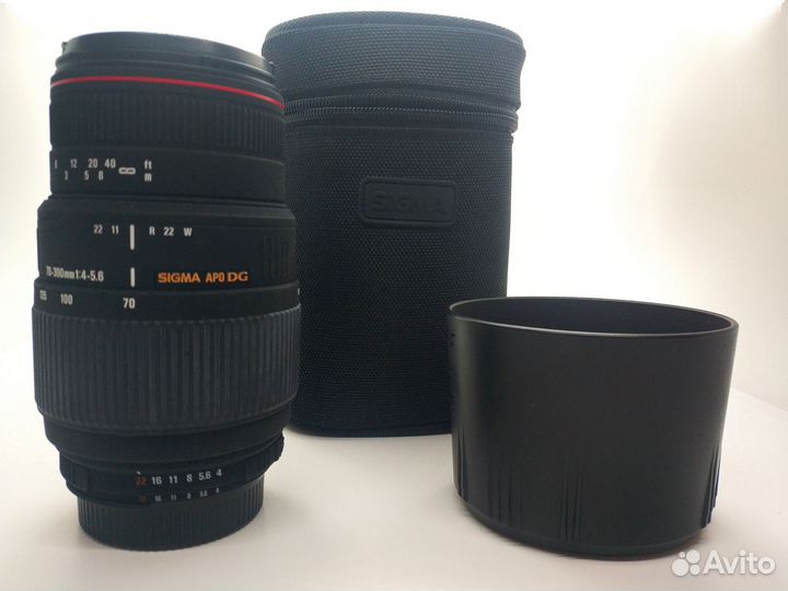 Объектив Sigma 70 -300 mm f 1:4-5.6