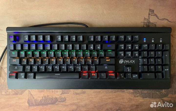 Клавиатура Oklick 920G iron edge