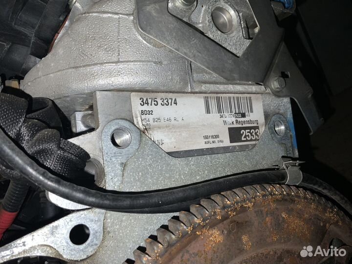 Двигатель BMW e90 e46 E83 X3 2.5 M54b25 m54