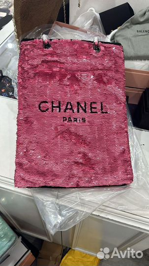 Сумка Chanel с паетками