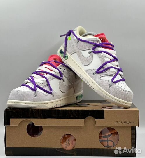 Кроссовки Nike Dunk Low & Off-White