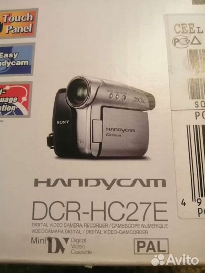 Видеокамера sony