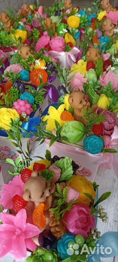 Букет из мыла на 8 марта