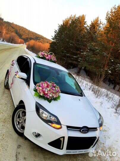 Свадебное украшение на машину (авто) 4