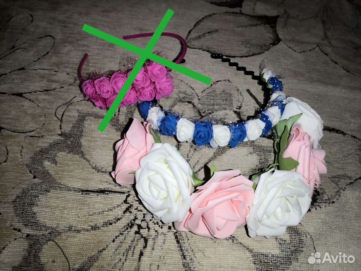 Венок ободок из Фоамирана