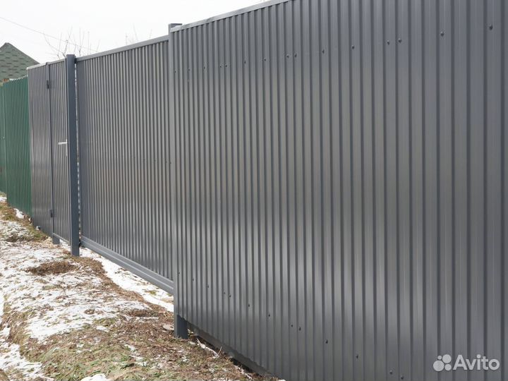 Откатные ворота под ключ