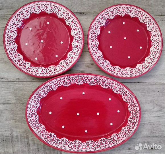 Набор столовой посуды керамика