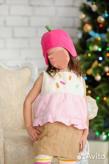 Новогодний костюм для девочек 2-3 лет
