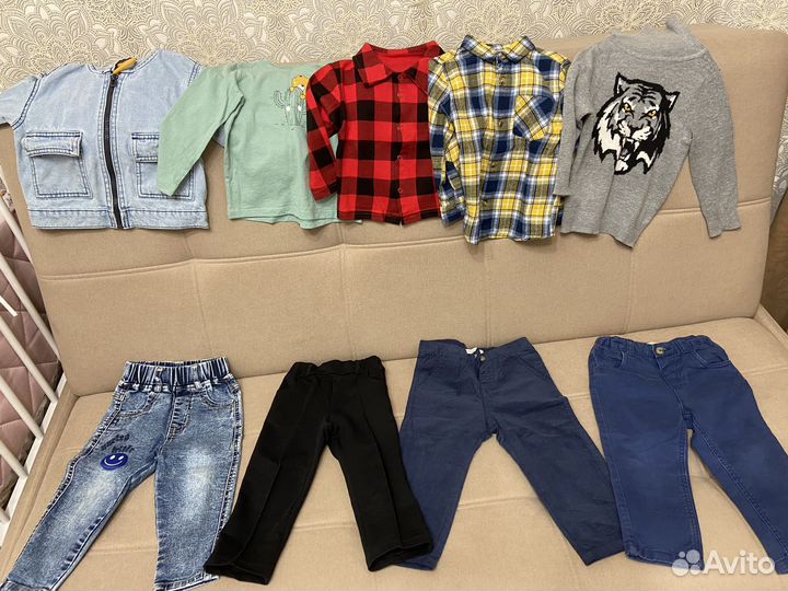 Детские вещи пакетом на мальчика размер 80 86