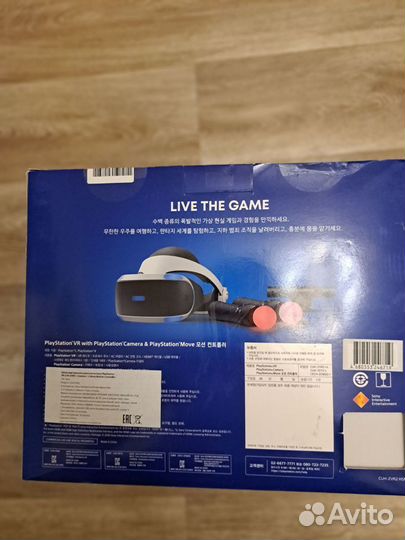 Шлем VR Sony cuh-zvr2 camera 2 move contr новый