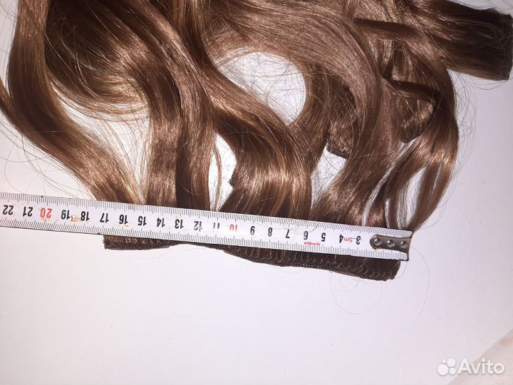 Искусственные волосы на заколках