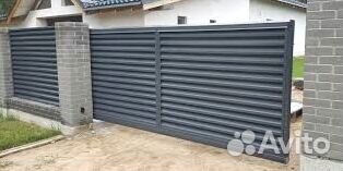 Откатные ворота под ключ