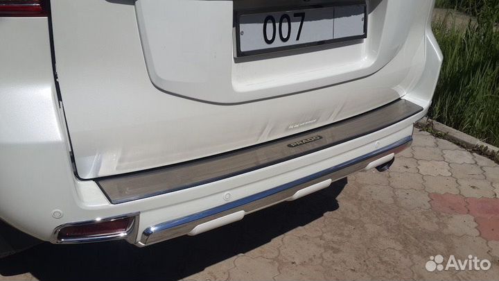 Prado 150 Хром Накладка на задний бампер K4ZX7