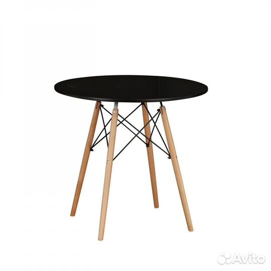 Стол LA Eames черный D100