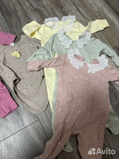 Вещи пакетом на девочку 3-6 месяцев