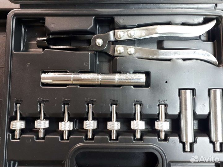 Набор для замены колпачков и направляющих клапана