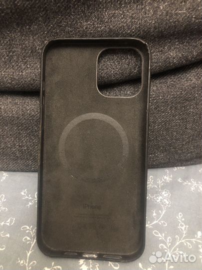 Кожаный чехол iPhone 12pro max оригинал