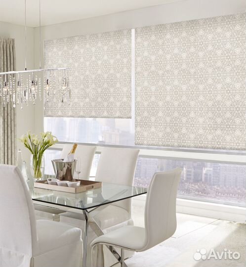 Рулонные шторы в спальню блэкаут