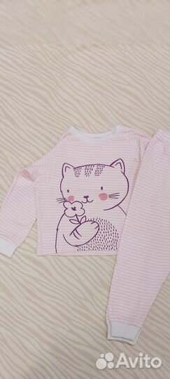 Пижама с дл. рук. размер 116 (замеры на фото)