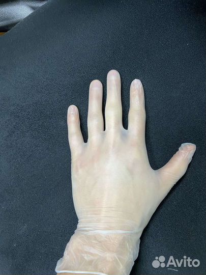 Перчатки виниловые