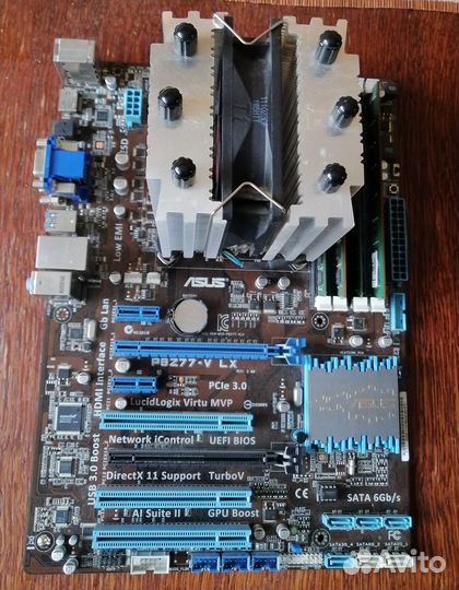 Материнская плата Asus + процессор i5-3550 + памят