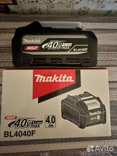 Аккумулятор XGT Makita BL4040F (40V, 4Ah, Li-Ion)