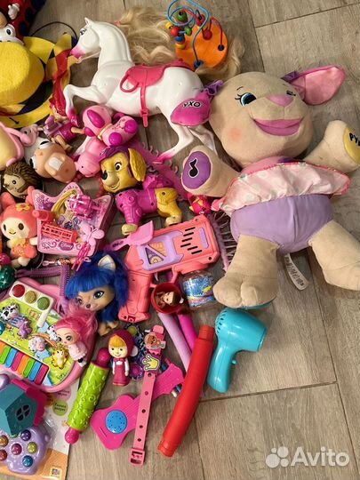 Большой пакет игрушек для девочки