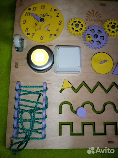 Бизиборд развивающая доска