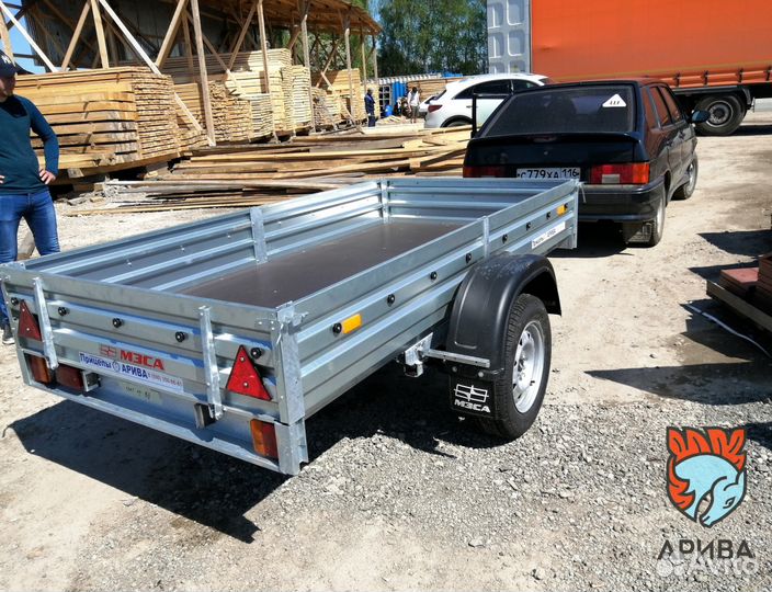 Автоприцеп мзса 817701.02 для перевозки мебели