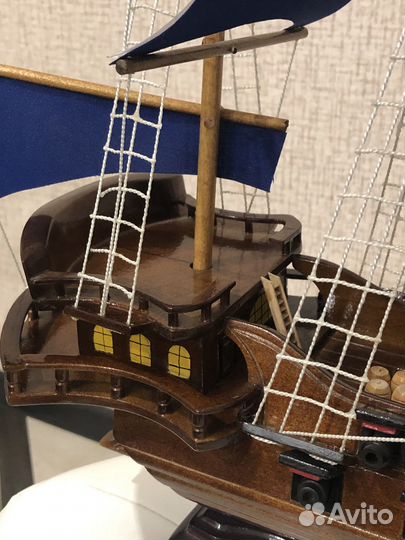 Трехмачтовый корабль (Барк) подарочный