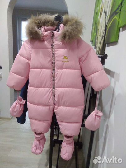 Детский зимний комбинезон на девочку