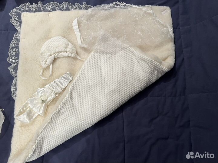 Конверт одеяло на выписку зимний