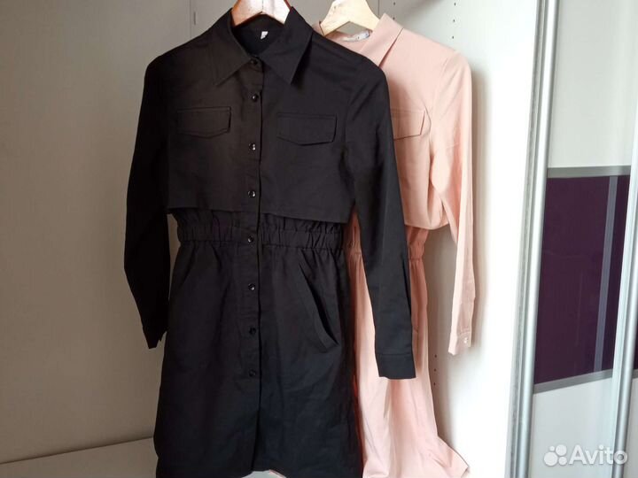 Платье рубашка S