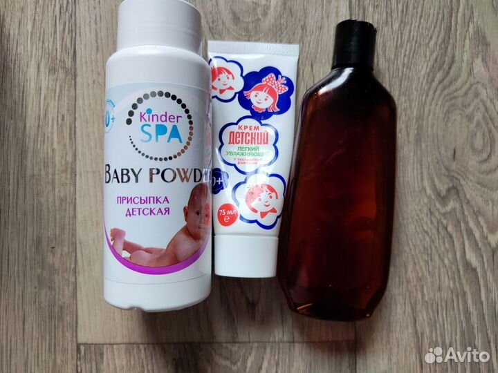 Детское масло, крем, присыпка