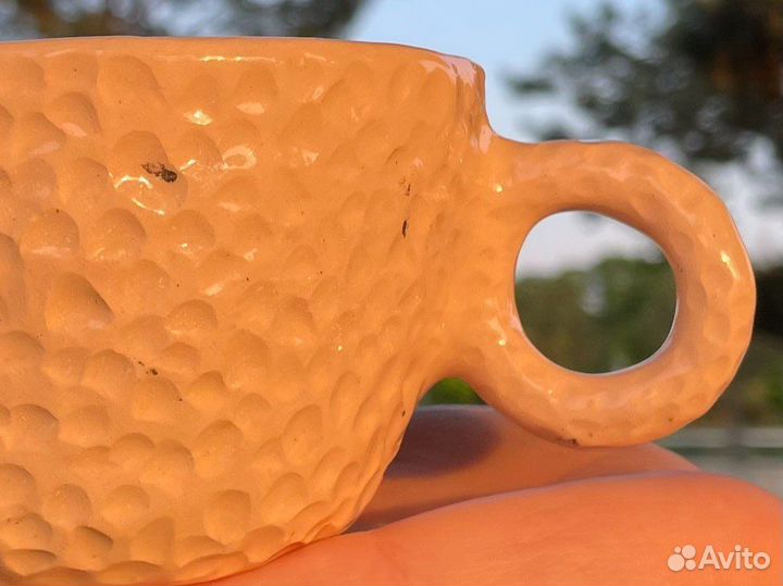 Керамическая кружка ручной работы