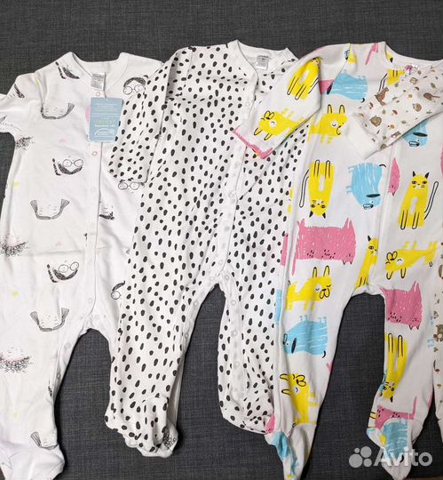 Пижамы детские пакетом новые 86